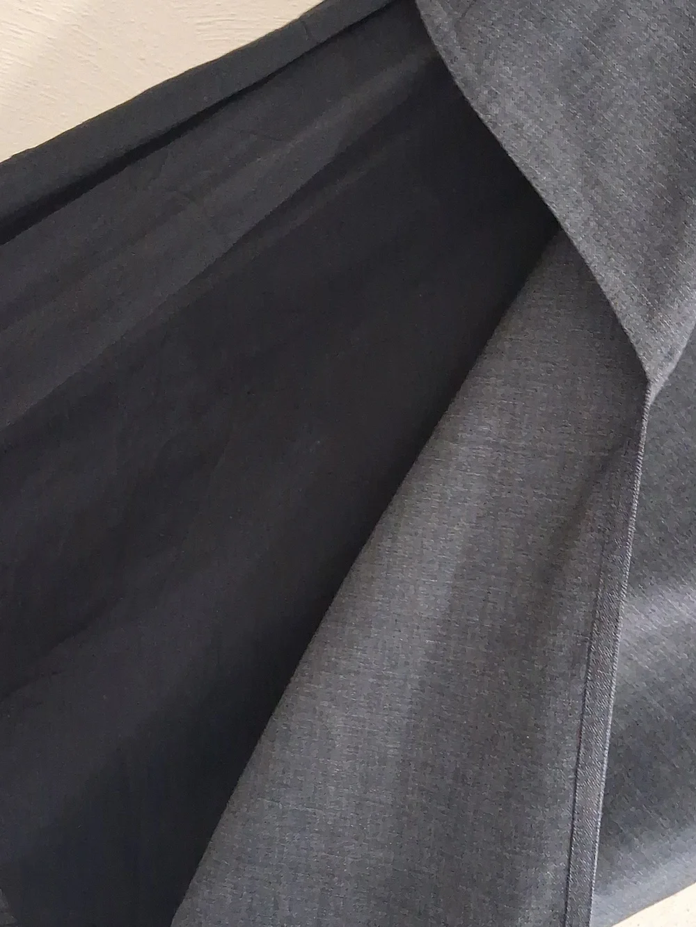 Versace womens Charcoal Black Skirt with Gold Stitching Detail. Made in Italy - Picture 9 of 10